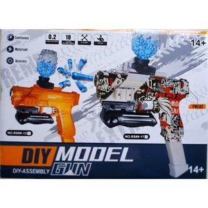 DIY MODEL GUN Peak Duel Mini Gel Bullet Gun  RS99-17 Motorized Speed Burts Toy